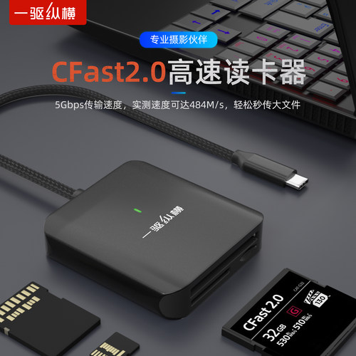 读卡器佳能CFAST2.0Mark相机c