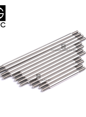 GRC TRX6 G63 不锈钢底盘拉杆 TRX4 仿真奔驰底盘金属升级件G160F