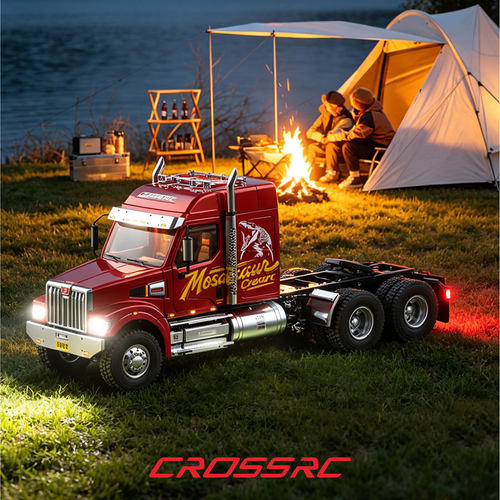 CROSSRC沧龙美式重卡拖头攀爬车