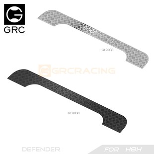 G190GS 饰片仿真车壳防护金属片 H8H向西卫士后顶不锈钢装 GRC