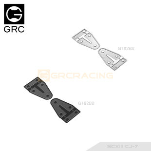 7机盖铰链不锈钢装 饰片 仿真车壳金属 GRC G182BS SCXIII