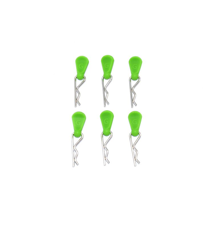 1/5 1/6 1/7 1/8车型适用 硅胶水滴设计易拉式手拉车壳夹-6粒1套