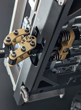 TWOLF M715金属仿真遥控攀爬车用带减震拖车钩