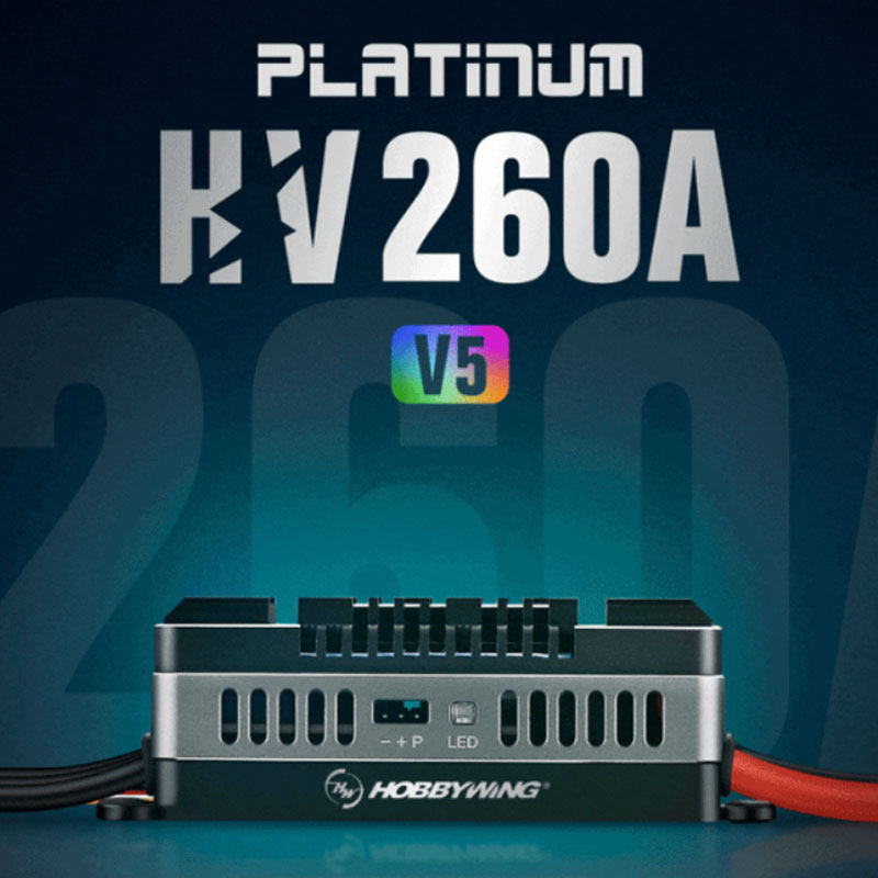 好盈 hobbywing 铂金Platinum 260A V5电调 航模飞机固定翼直升机