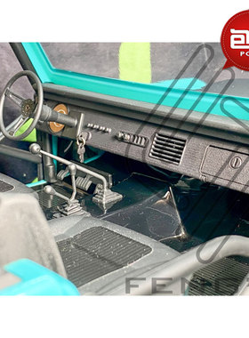 AXI03014 SCX10 III内饰BRONCO福特烈马仿真中控台收音机 灯光