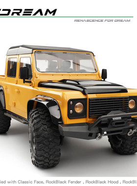 RCDream荒野卫士 RD110皮卡 4门 324mm轴距 TRX4硬壳车壳敞篷