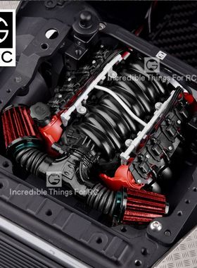 TRX4 路虎 LS7仿真发动机进气空滤 冬菇头 引擎装饰件 G153F/T