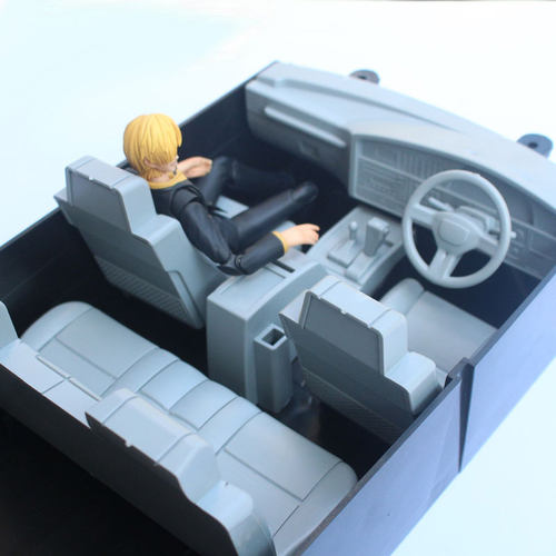 攀爬模型车陆地巡洋舰LC80内饰带 1/10 联动方向盘 AXIAL  SCX10