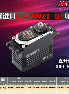现货 新匠XPERT升级款HS-2202THV舵机伺服机直升机用12KG