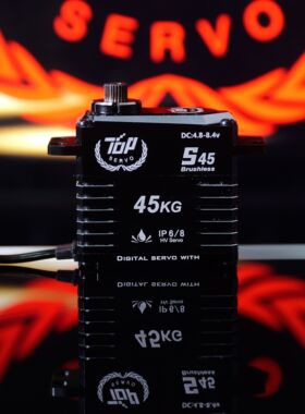 TOP S系列无刷高压 钛齿 标准舵机 短身舵机 IP68防水