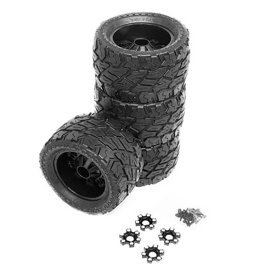 KKPIT-1/8大脚轮胎（金属接合器）-发现者-适配全地形路况-有胎噪