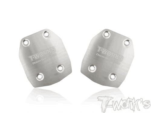T-WORK'S 后底盘护板2PCS TLR 8IGHT X系列兼容 8IGHT