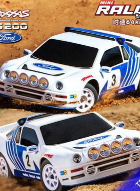 TRAXXAS Mini Rally Ford RS200仿真遥控电动四驱拉力车108046-1