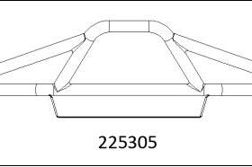 CROSSRC  XT4前杠组件225305   CS-97400935