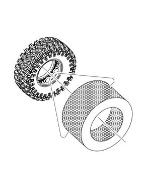 CROSSRC 黑岩超软胎套件  CS-97400358