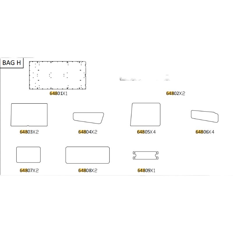 crossrcDC8透明车窗648车窗