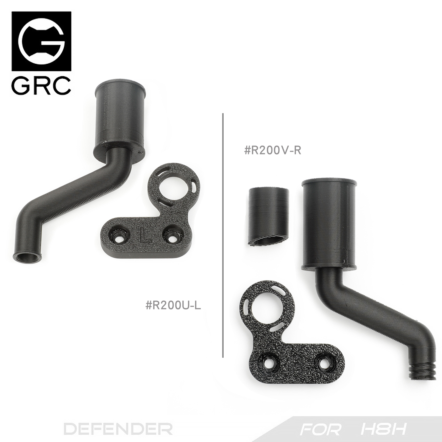 美嘉欣H8H向西仿真复古排气管