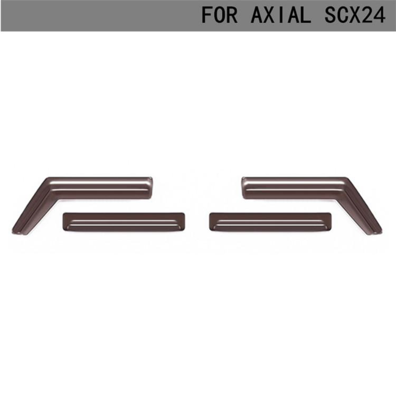 现货DJ  1/24  Axial SCX24 晴雨挡 雨档 亚克力透明黑材料