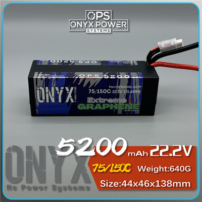 ONYX RC Extreme+ Graphene 5200mah 22.2v 150c 6s1p 锂电池现货