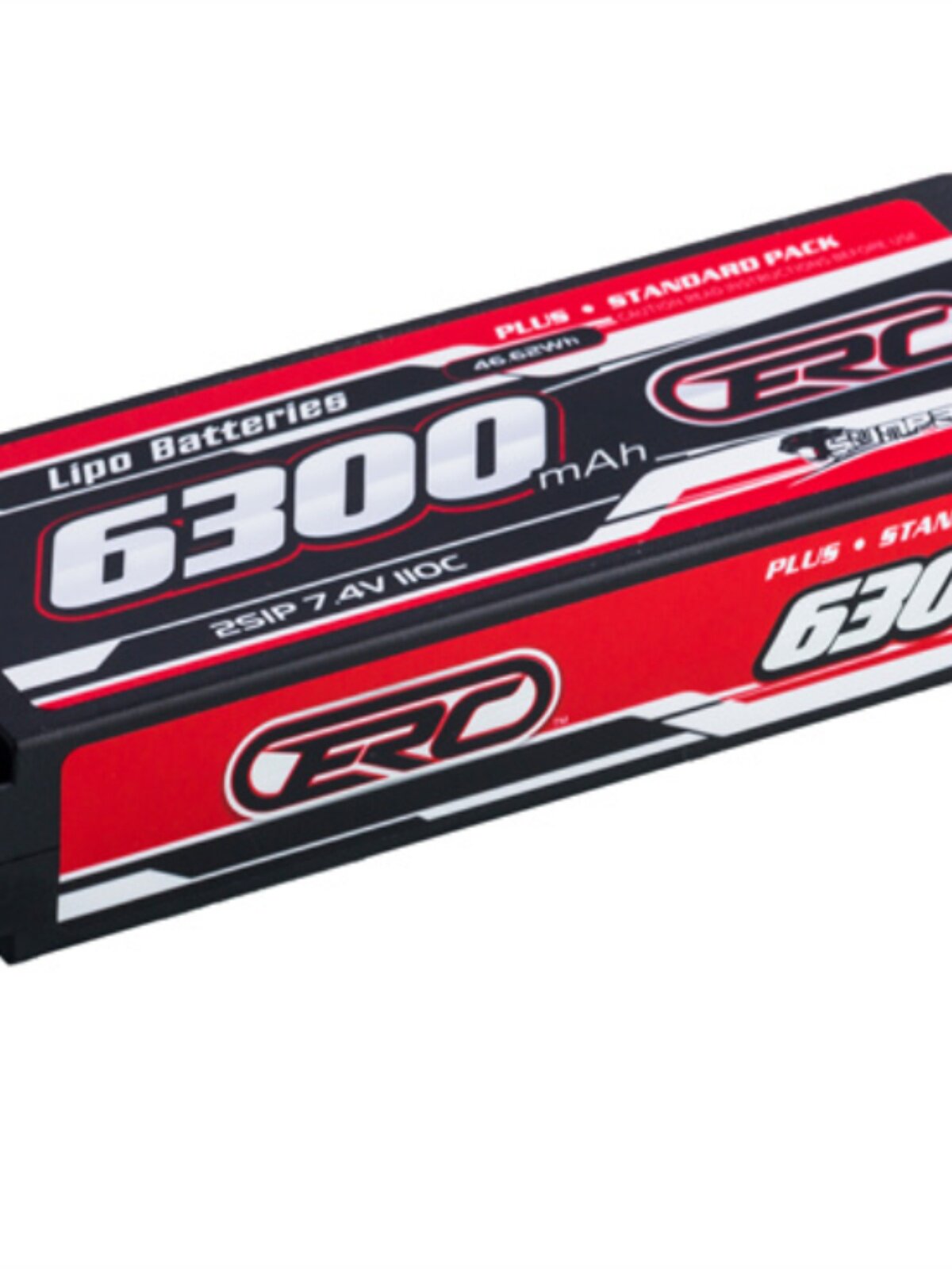 3 링 횡포 한 ERC PLUS 전원 리튬 배터리 모델 자동차 2S 110C 하드 쉘 4MM 3800 7300MAH
