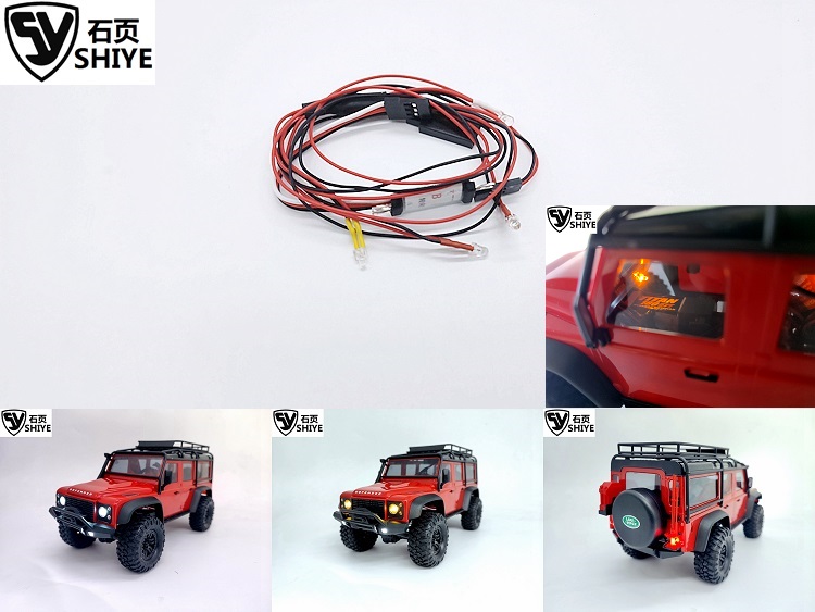 TRX4M路虎卫士遥控开关灯组