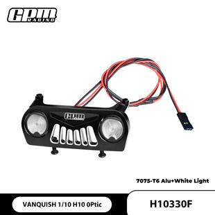 GPM VANQUISH 1/10 H10 OPtic越野车 铝合金7075前防撞带白色灯