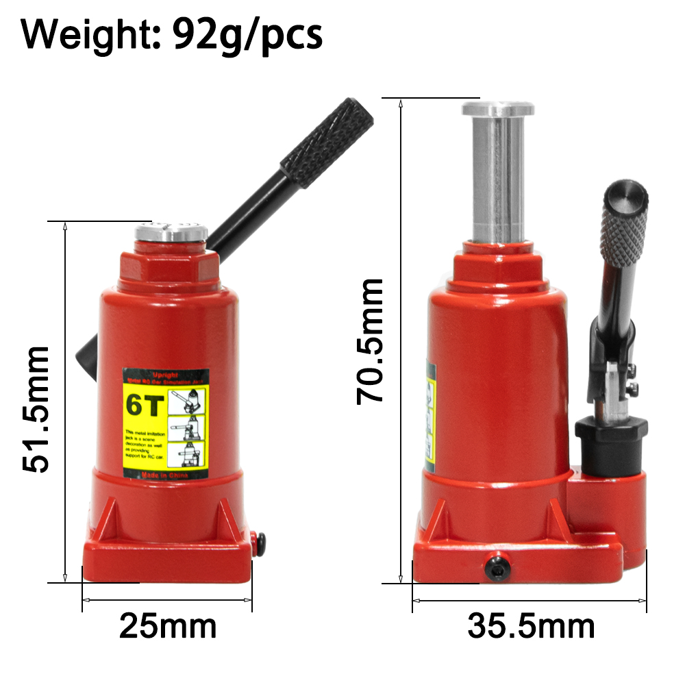 6T千斤顶适用TRX4RC模型攀爬车