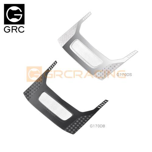 GRC TRX4新烈马 不锈钢机盖装饰片D款 引擎盖装饰防护G170DB/DS