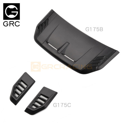 TRX4 仿真烈马 机盖护板B款 格栅C款 Raptor猛禽机盖#G175B/C