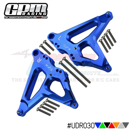 GPM TRAXXAS 1/7 UDR 铝合金后避震固定码-对