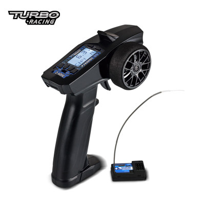 P32 TURBO RACING 4채널 분리형 2.4G LCD 원격 제어 수신기 모델 자동차 및 보트