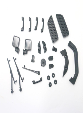 YK4082 PRO易控模型1/8攀爬车 2.0版橡胶后视镜 车门配件组 14072