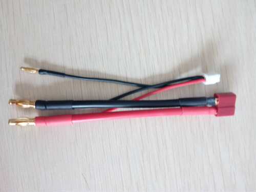 插头2S锂电池香蕉插带4MM