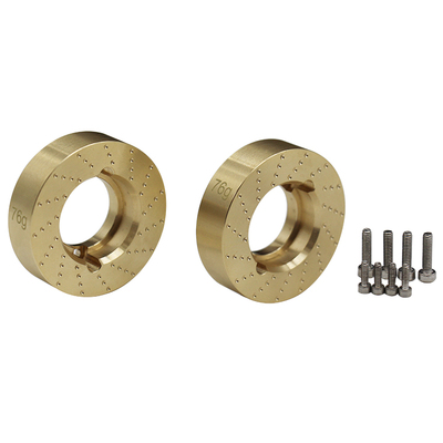 HRAxial SCX10II 90046 90047 升级转向杯专用铜配重76克单边