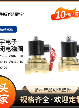 2W025-08 2W040-10 2W160-15 2W-20 通水通气 排污二位二通电磁阀