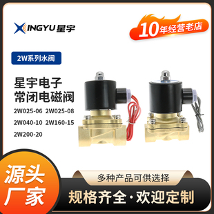 2W160 通水通气 排污二位二通电磁阀 2W040 2W025