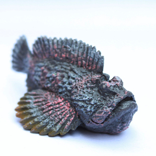 毒蛇鱼 safari 蝰蛇鱼 海洋鱼类 鬼鲉 仿真动物模型玩具摆件