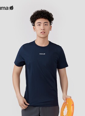 乐飞叶户外夏季新品吸湿速干健身跑步短袖T恤男凉感上衣LMTS4BSX0