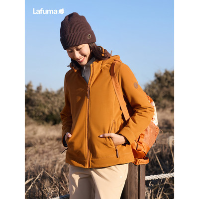 LAFUMA秋冬可拆卸帽抓绒衣