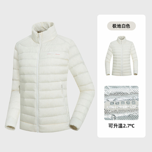 诺诗兰鹅绒服24冬户外女轻量石墨烯三防保暖冲锋衣内胆NDJEH2693S