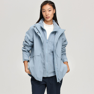 诺诗兰冲锋衣男女款 户外防风防水嗨壳 三合一秋冬新款