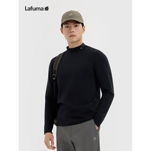 T恤通勤百搭打底衫 LAFUMA乐飞叶户外秋冬男士 保暖休闲半高领长袖