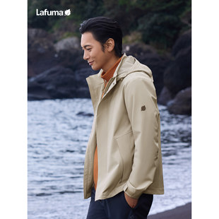 LAFUMA乐飞叶户外新款 休闲运动防风防水外套 防水透湿冲锋衣男士