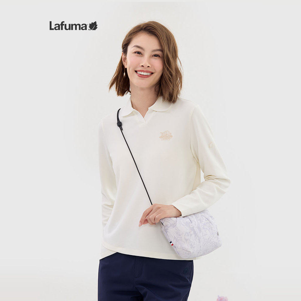 LAFUMA乐飞叶户外新款休闲多功能轻便女单肩包束口可调节印花包