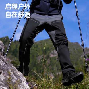 诺诗兰软壳裤 25新CORDURA考度拉防风防泼透气抗撕裂徒步登山长裤