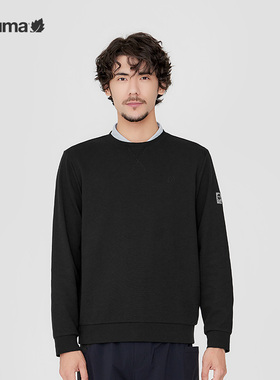 LAFUMA乐飞叶户外休闲抗菌圆领套头卫衣男运动上衣外套LMTS4AW18