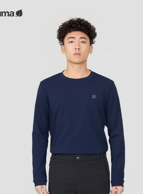 LAFUMA乐飞叶户外秋圆领速干长袖T恤男华夫格运动打底衫LMTS4CL64