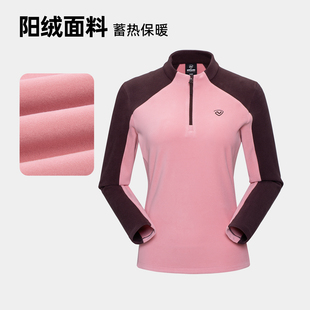 诺诗兰长袖 户外运动休闲徒步登山上衣NTSFT2877S T恤女士25新款