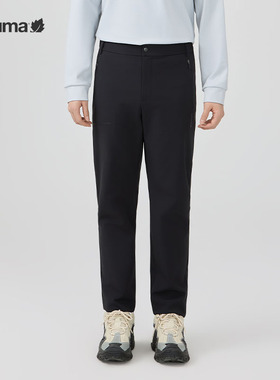 LAFUMA乐飞叶户外露营防泼水摇粒绒长裤弹力加绒裤男LMPA4DL90