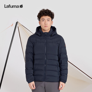 LAFUMA乐飞叶户外90%绒子轻量羽绒服男可拆卸帽保暖外套LMJU4DY95